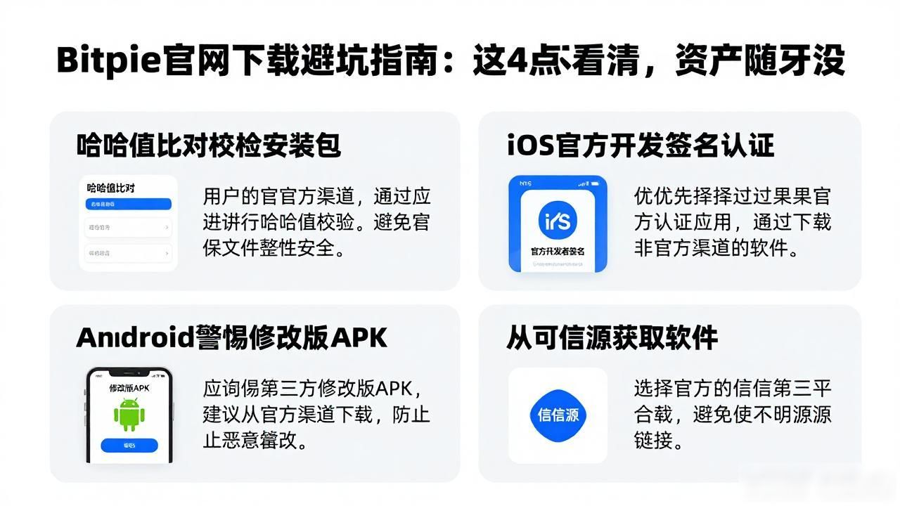 Bitpie官网下载避坑指南：这4点不看清，资产随时没