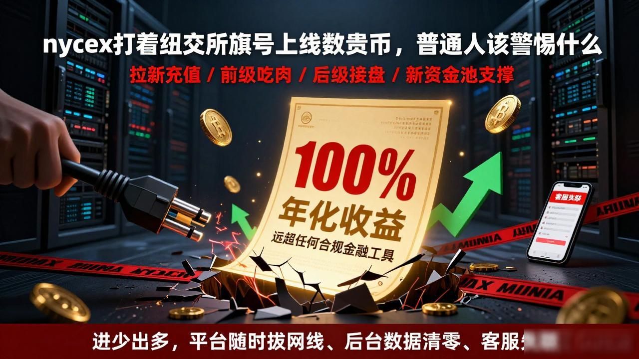 纽交所数字货币骗局_金融诈骗_上线数字货币纽交所nycex