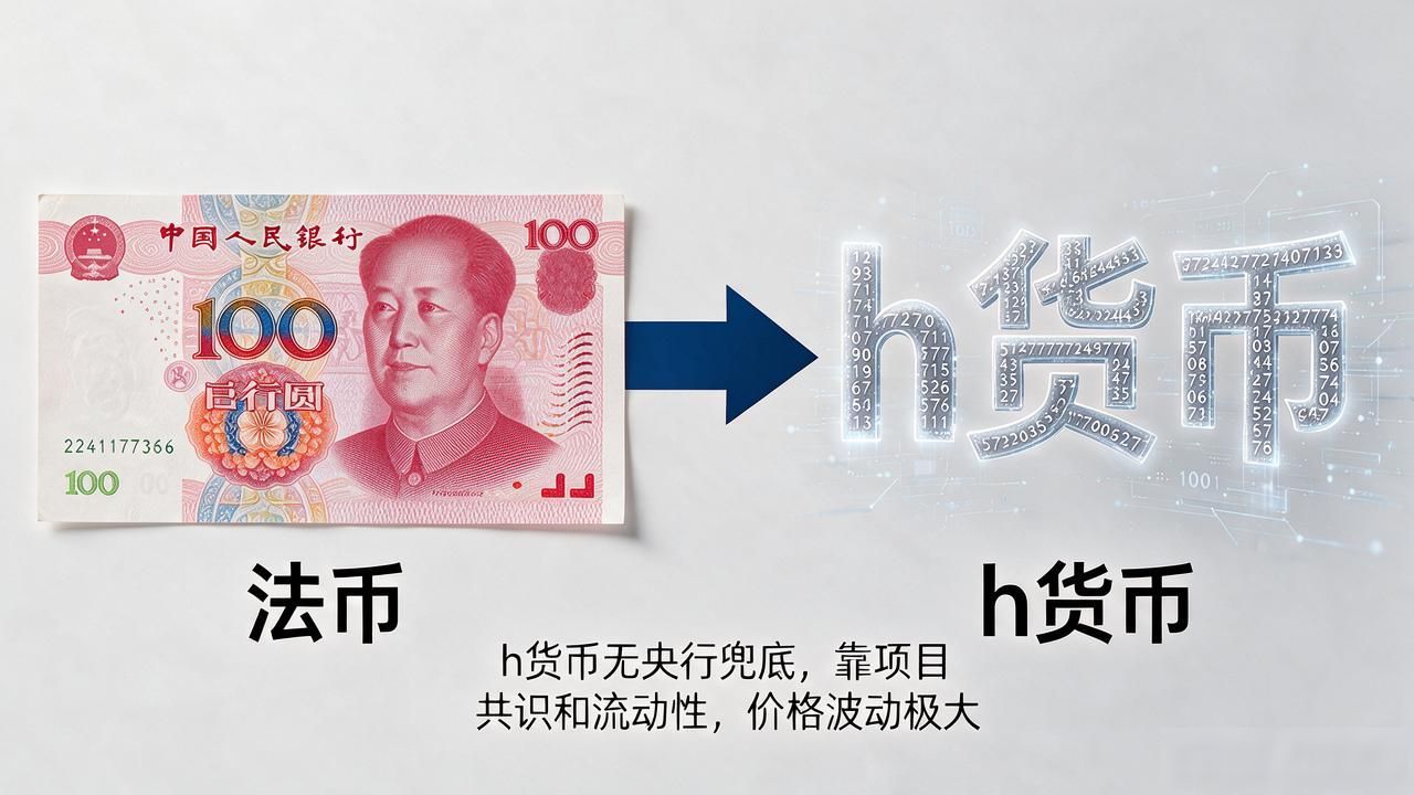 数字货币h货币到底是啥？跟法币、比特币有啥不同，看完就懂了