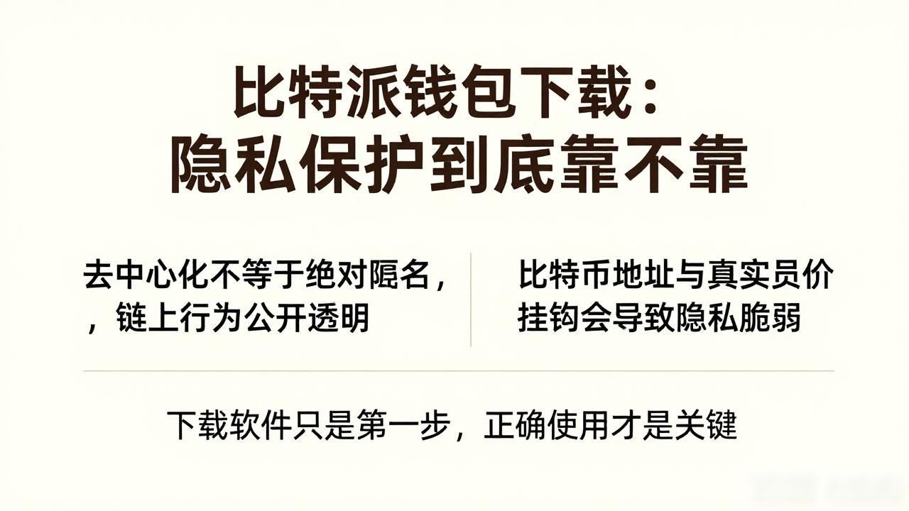 比特派钱包下载：隐私保护到底靠不靠谱