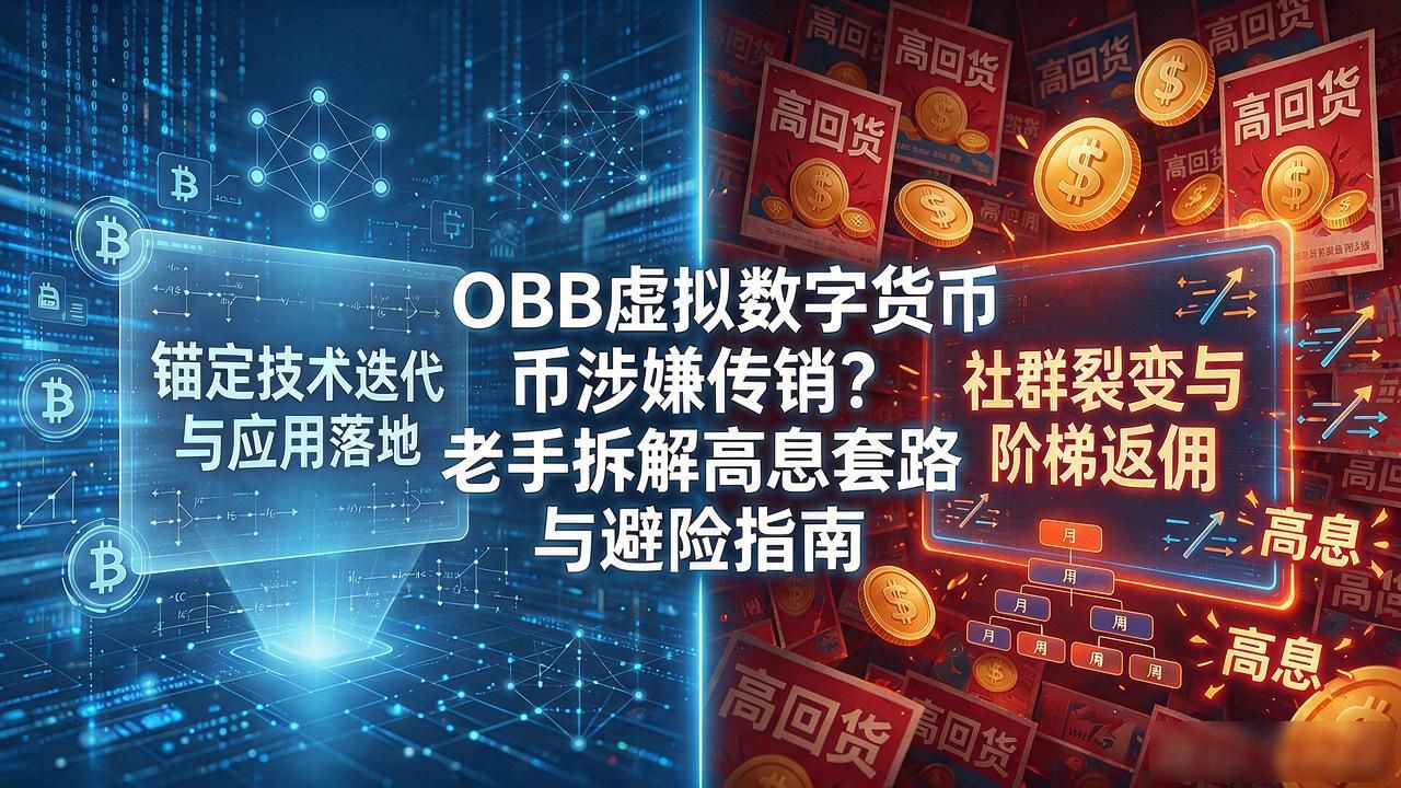 OBB虚拟数字货币涉嫌传销？老手拆解高息套路与避险指南