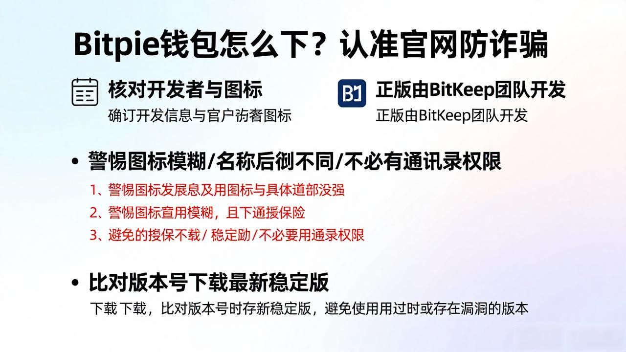 Bitpie钱包怎么下？认准官网防诈骗