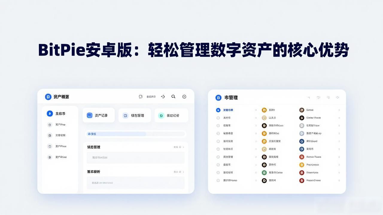 BitPie安卓版：轻松管理数字资产的核心优势