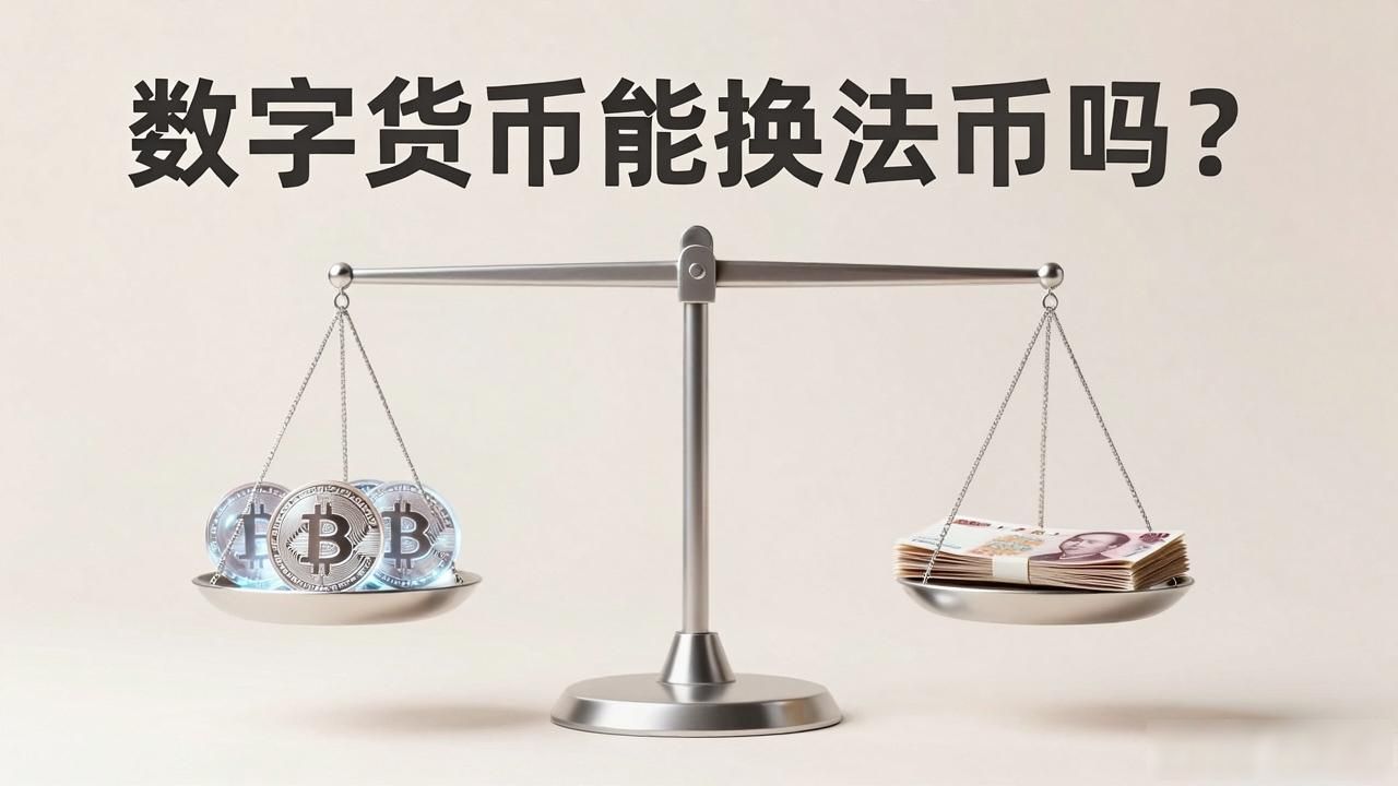 数字货币能换法币吗？三大正规渠道教你安全兑换