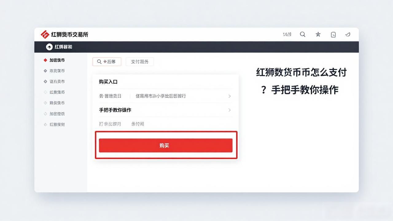 红狮数字货币怎么支付？手把手教你操作