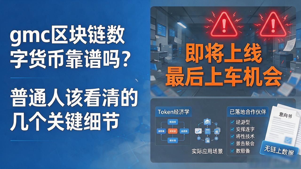 gmc区块链数字货币靠谱吗?普通人该看清的几个关键细节