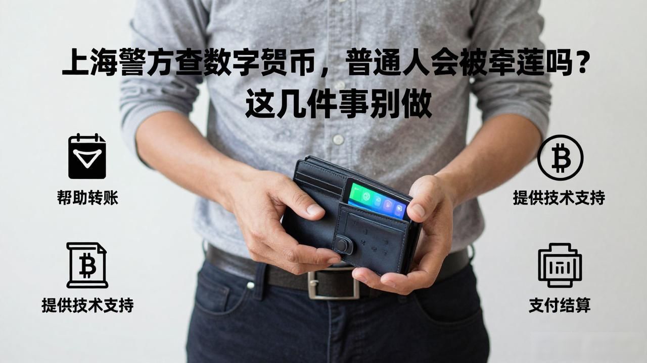 上海警方查数字货币,普通人会被牵连吗?这几件事别做