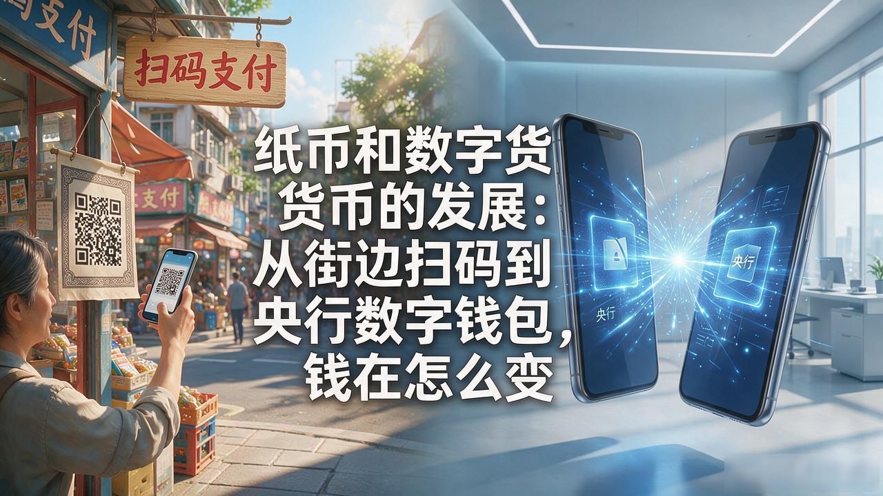 纸币和数字货币的发展：从街边扫码到央行数字钱包，钱在怎么变