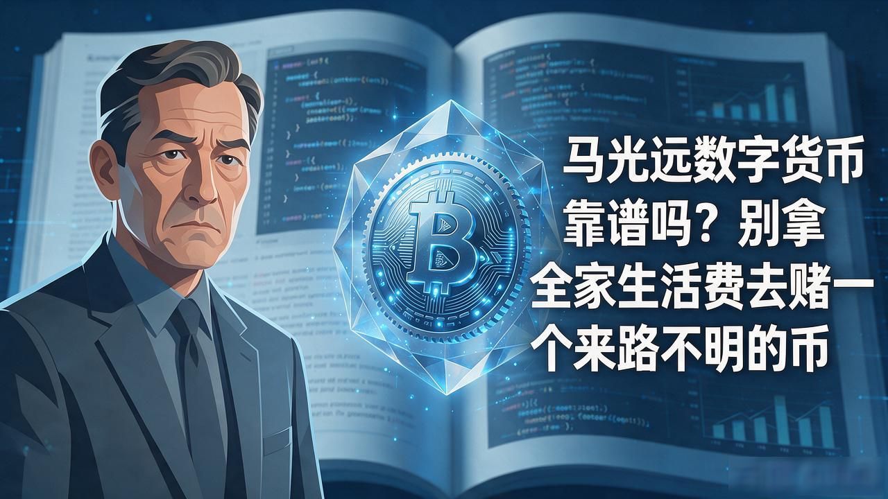 马光远数字货币靠谱吗?别拿全家生活费去赌一个来路不明的币
