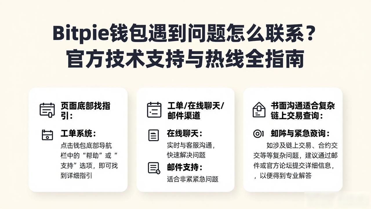 Bitpie钱包遇到问题怎么联系？官方技术支持与热线全指南