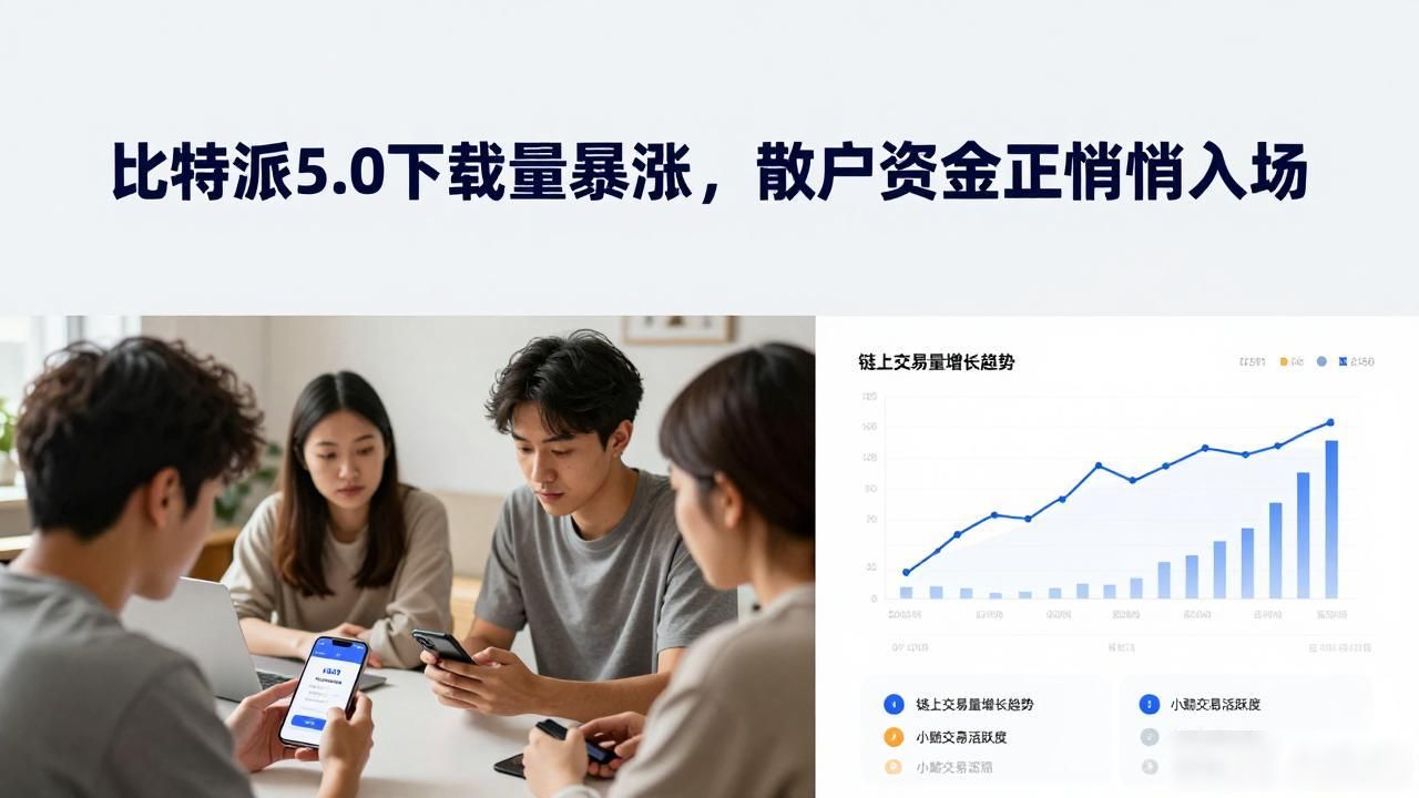 比特派5.0下载量暴涨，散户资金正悄悄入场