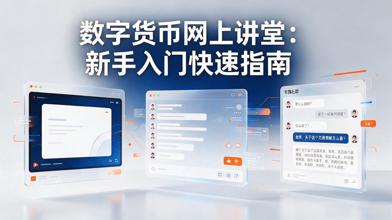 数字货币网上讲堂：新手入门快速指南