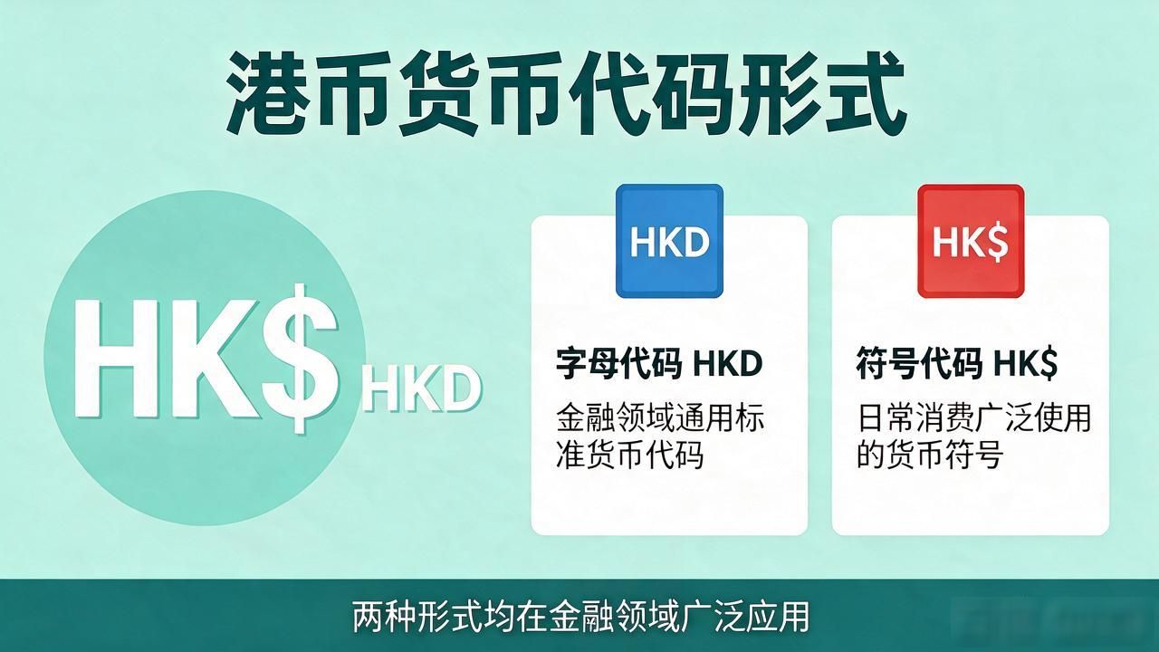 港币货币代码怎么打？一张图看懂HKD