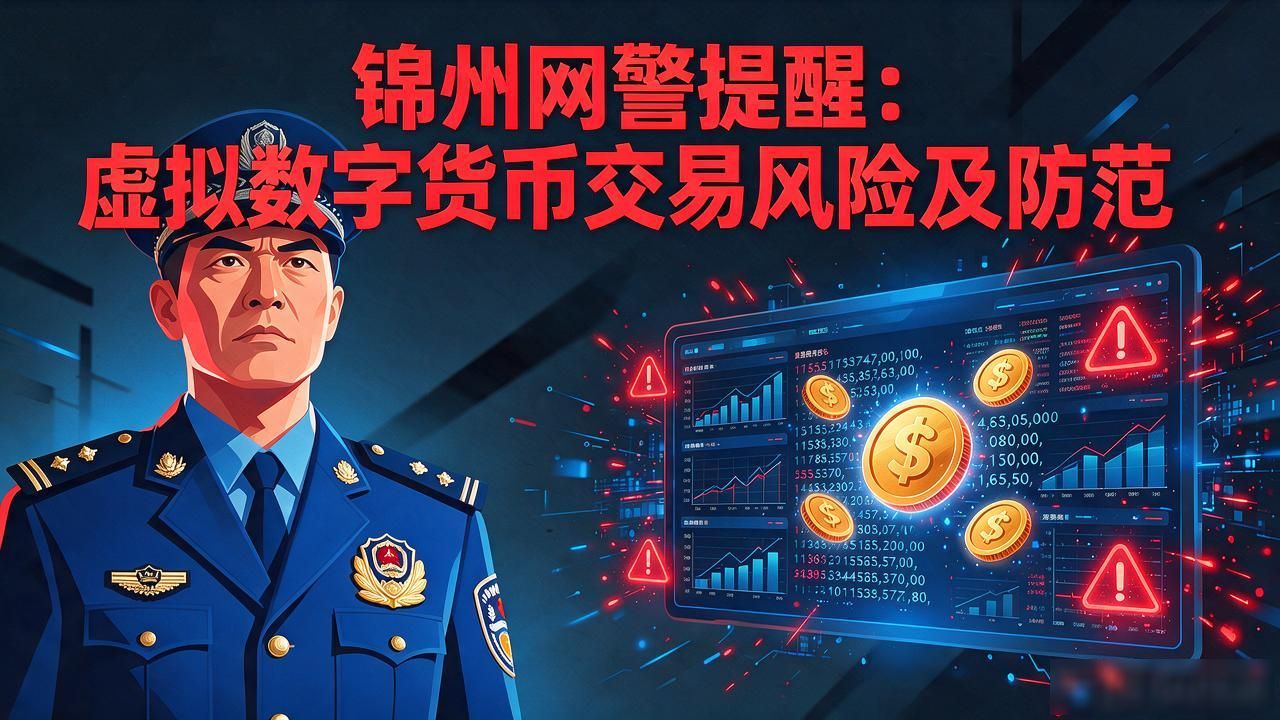 锦州网警提醒：虚拟数字货币交易风险及防范