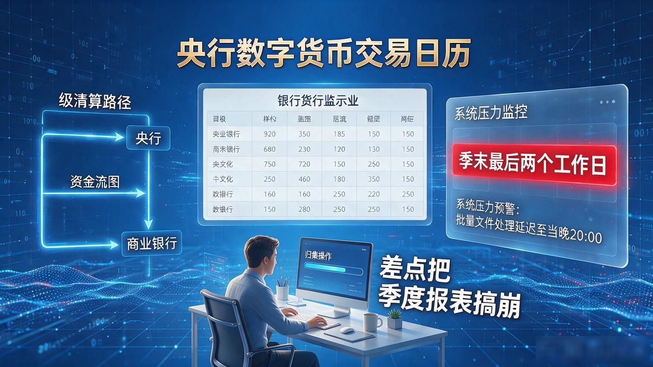 央行数字货币交易日历:节假日清算、跨行转账时间一篇讲透