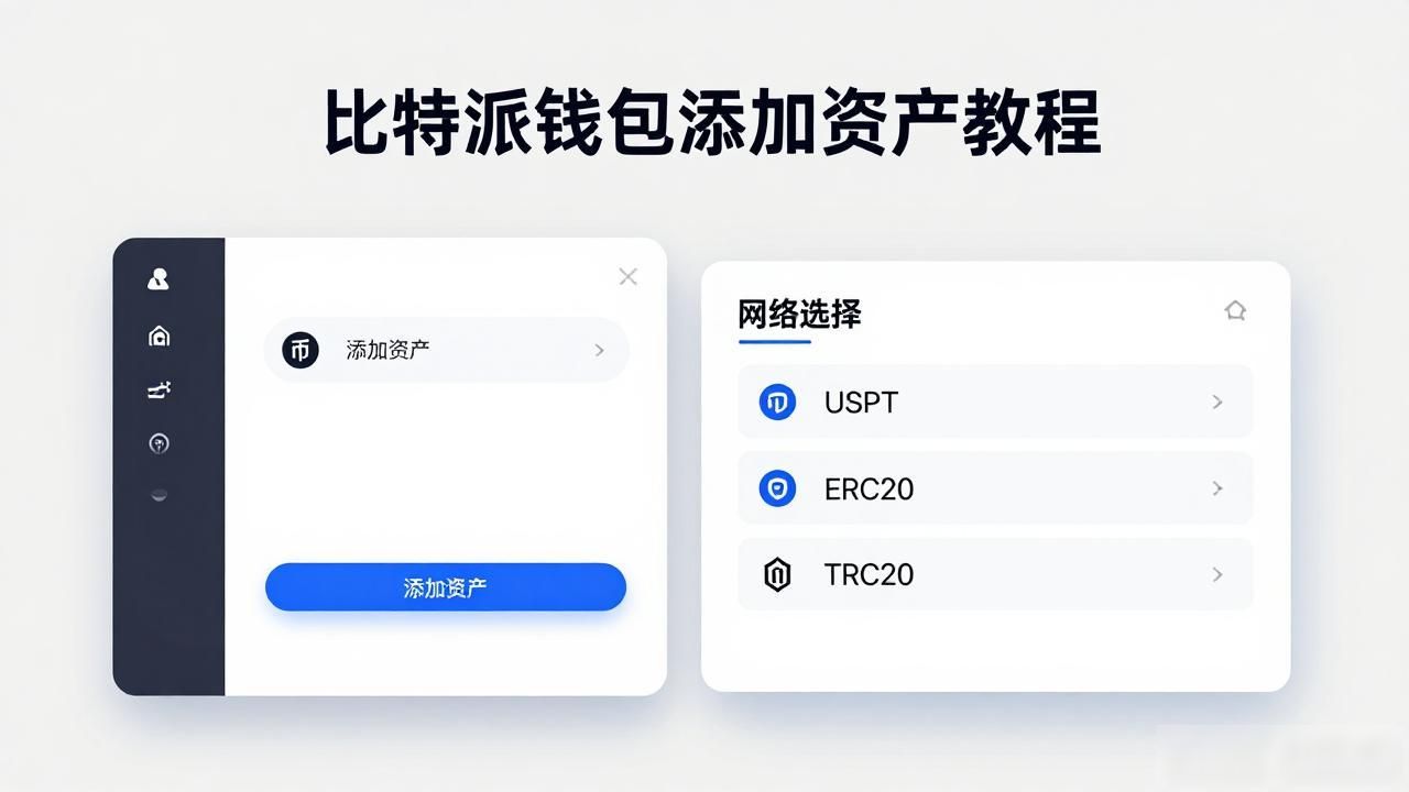 比特派钱包添加资产教程