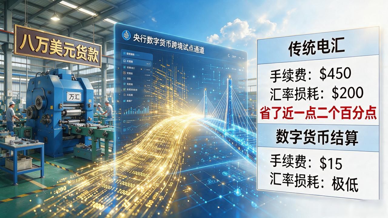 做跨境贸易的小老板注意了，数字货币结算一年到底能省多少手续费
