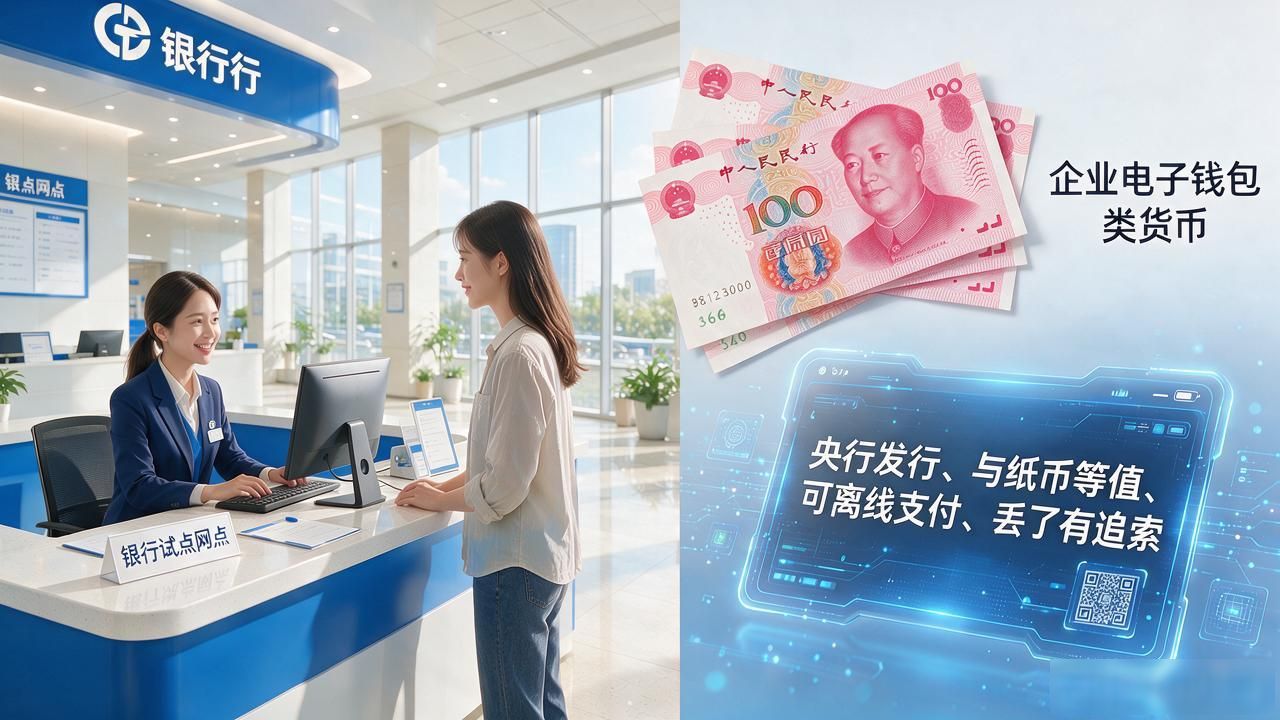 纸币和数字人民币到底啥区别，以后还能不能用现金