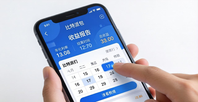 比特派钱包收益报告查看教程