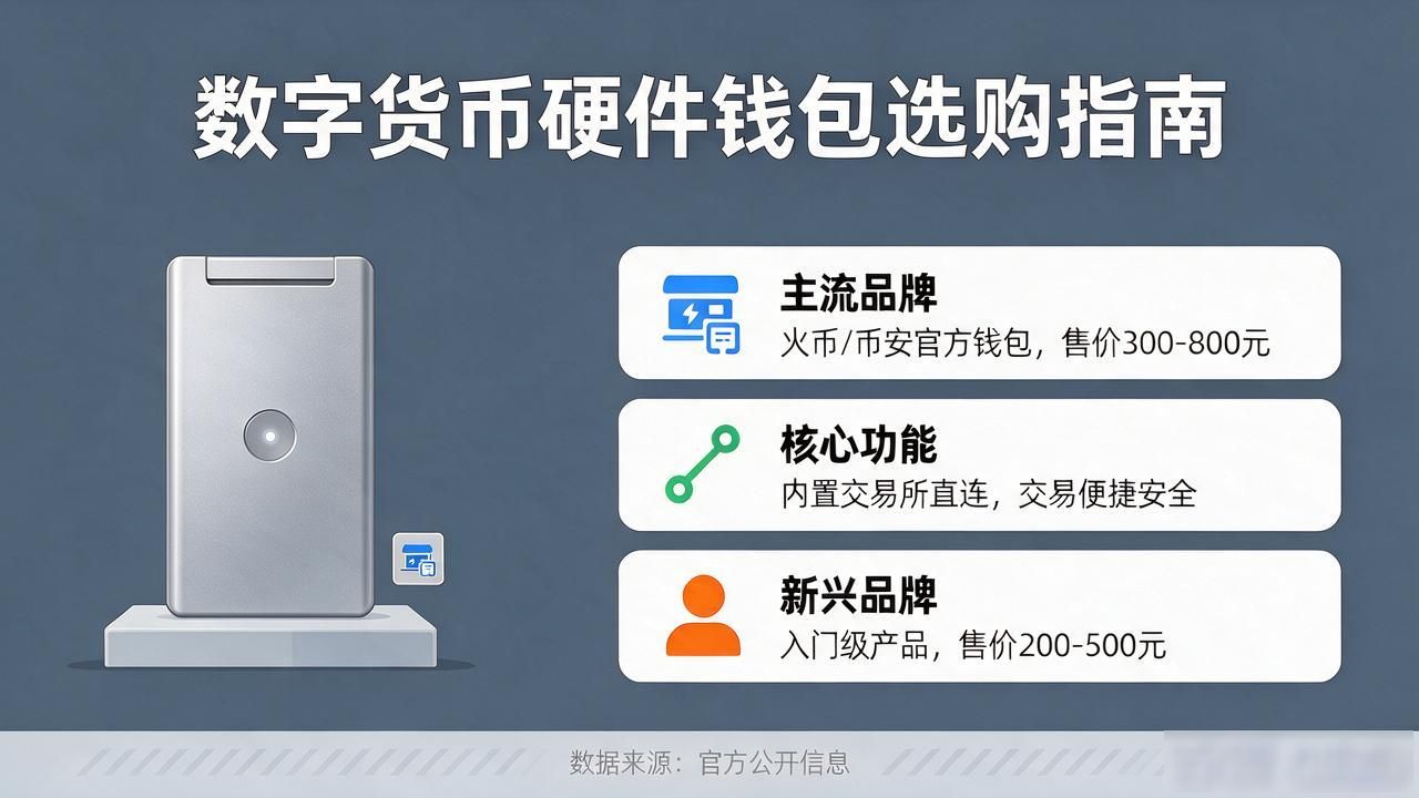 数字货币硬件钱包价格表：主流品牌对比与选购建议