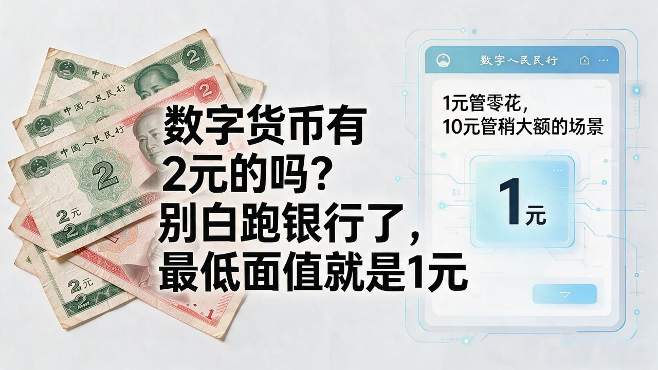 数字人民币1元和10元面额_数字人民币2元面额_数字货币有2元的吗