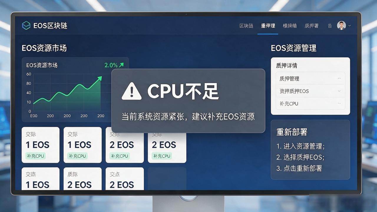 iToken转EOS提示CPU不足，原因和解法一次说清