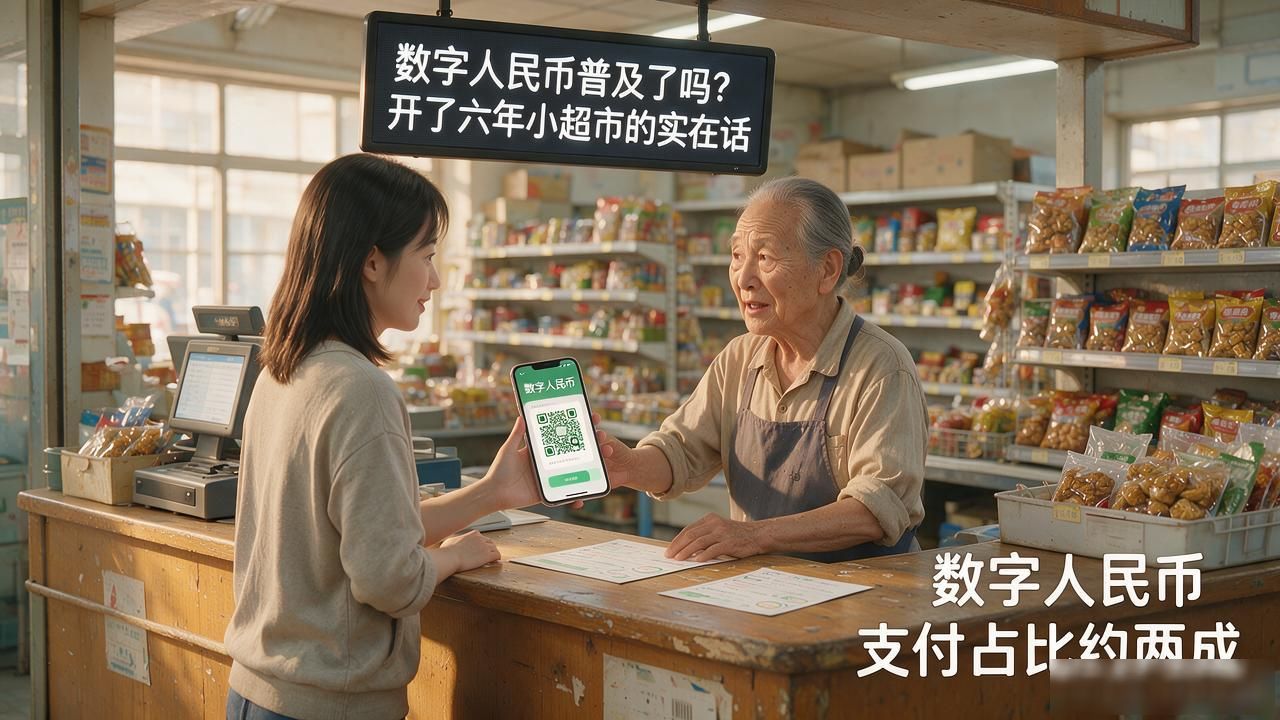 数字人民币普及了吗？开了六年小超市的实在话