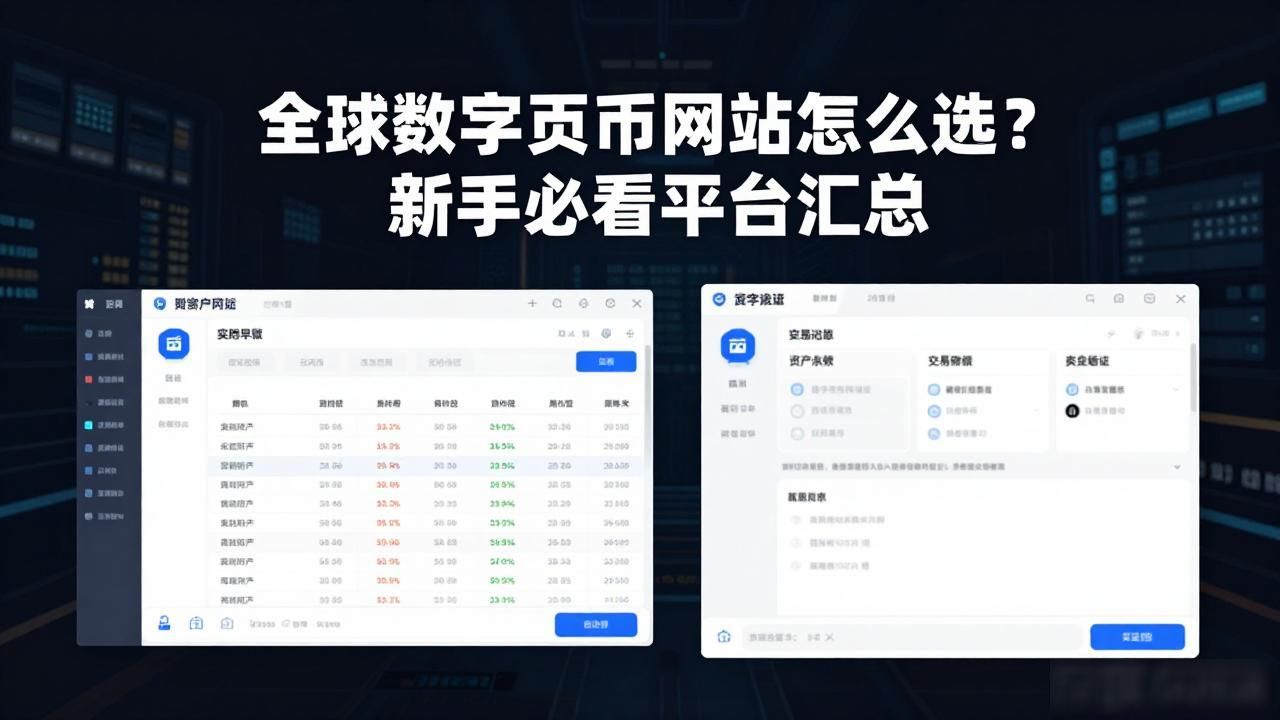 全球数字货币网址怎么选？新手必看平台汇总