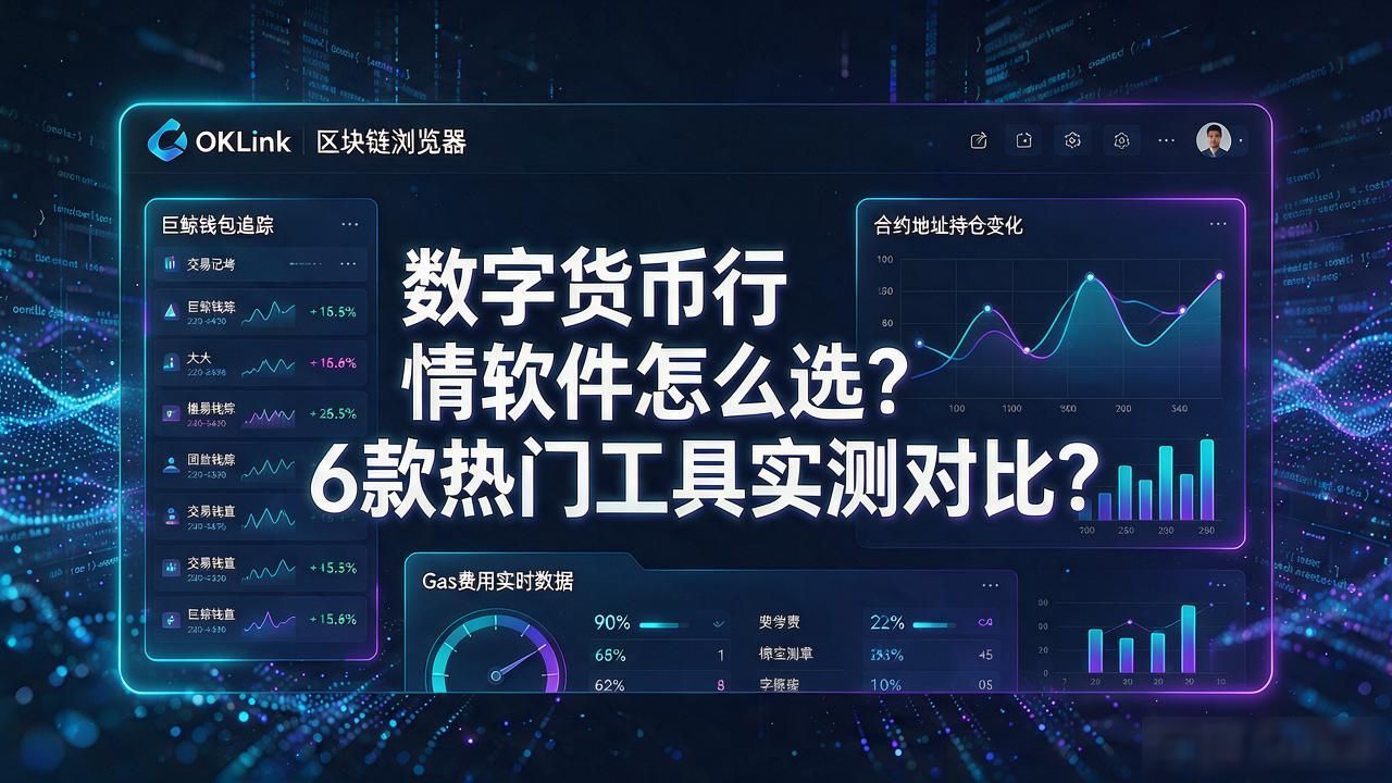 数字货币行情软件怎么选？6款热门工具实测对比