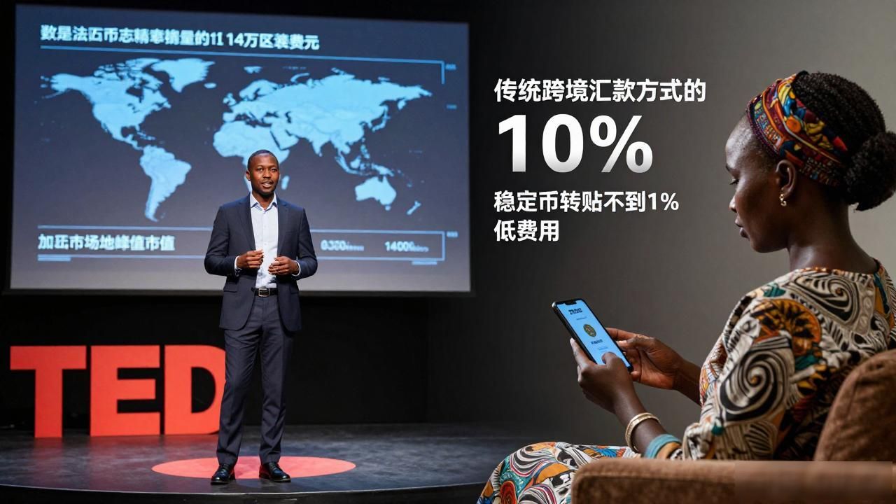 TED谈数字货币未来，这场英语演讲把三条线说透了