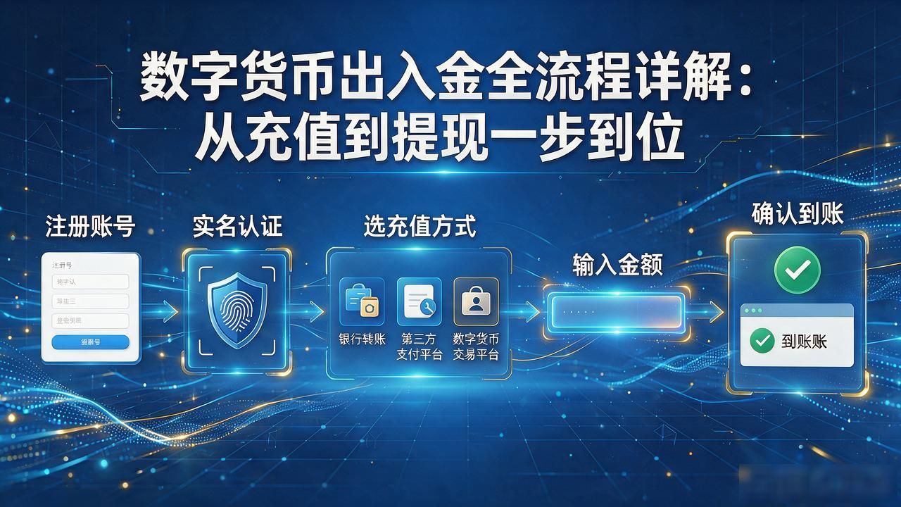 数字货币出入金全流程详解：从充值到提现一步到位